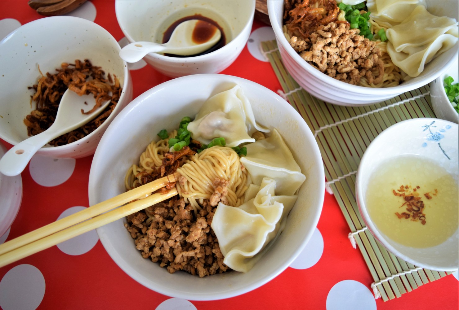 Noodles dry mee wonton chicken kolo recipe poached cooking noodle soup recipes fuss dishes fussfreecooking wan tan choose board